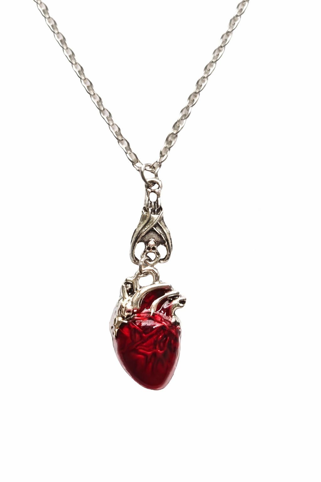 Anatomical Heart Pendant Necklace