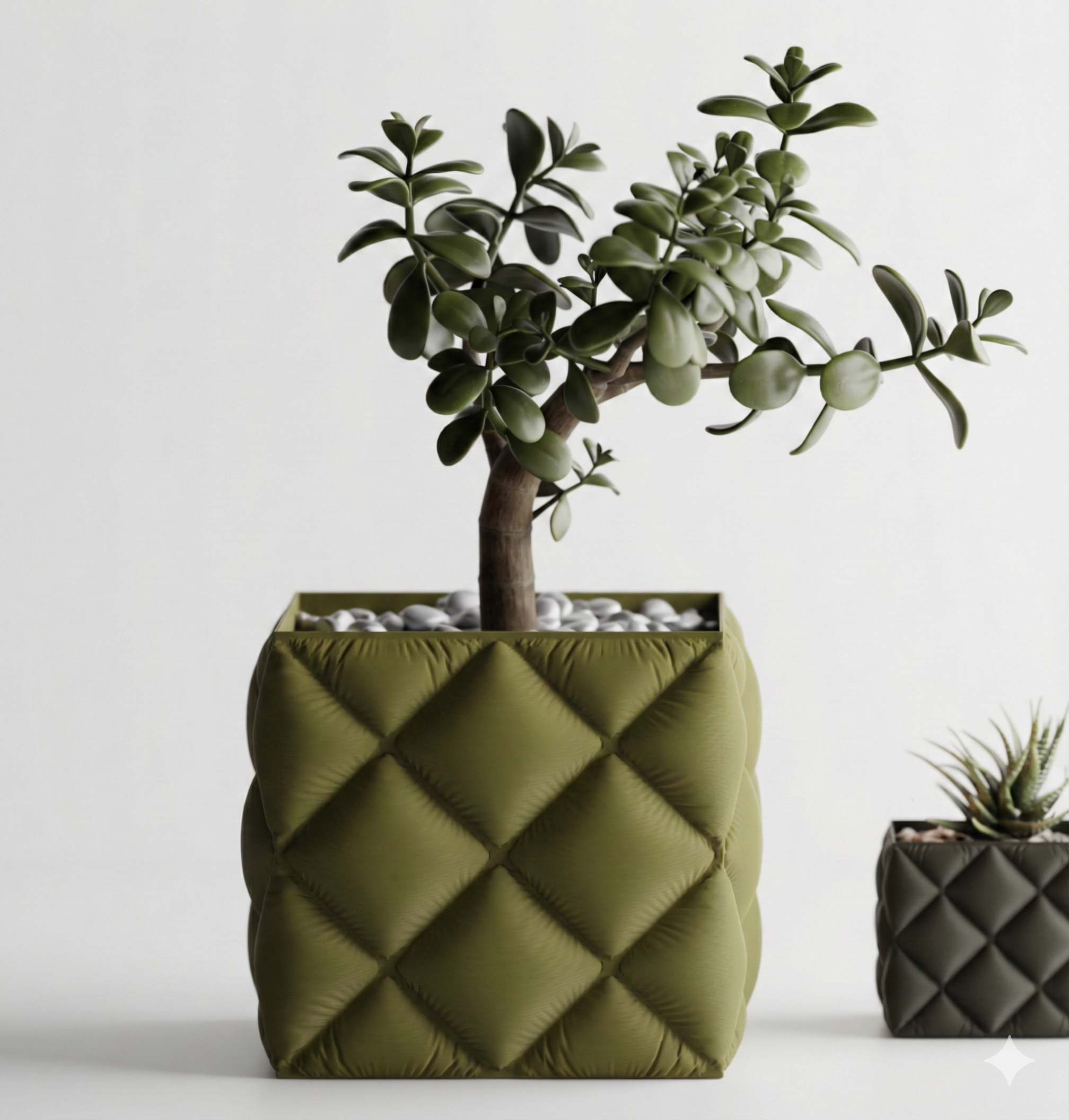 Puffer Style Plant Pot