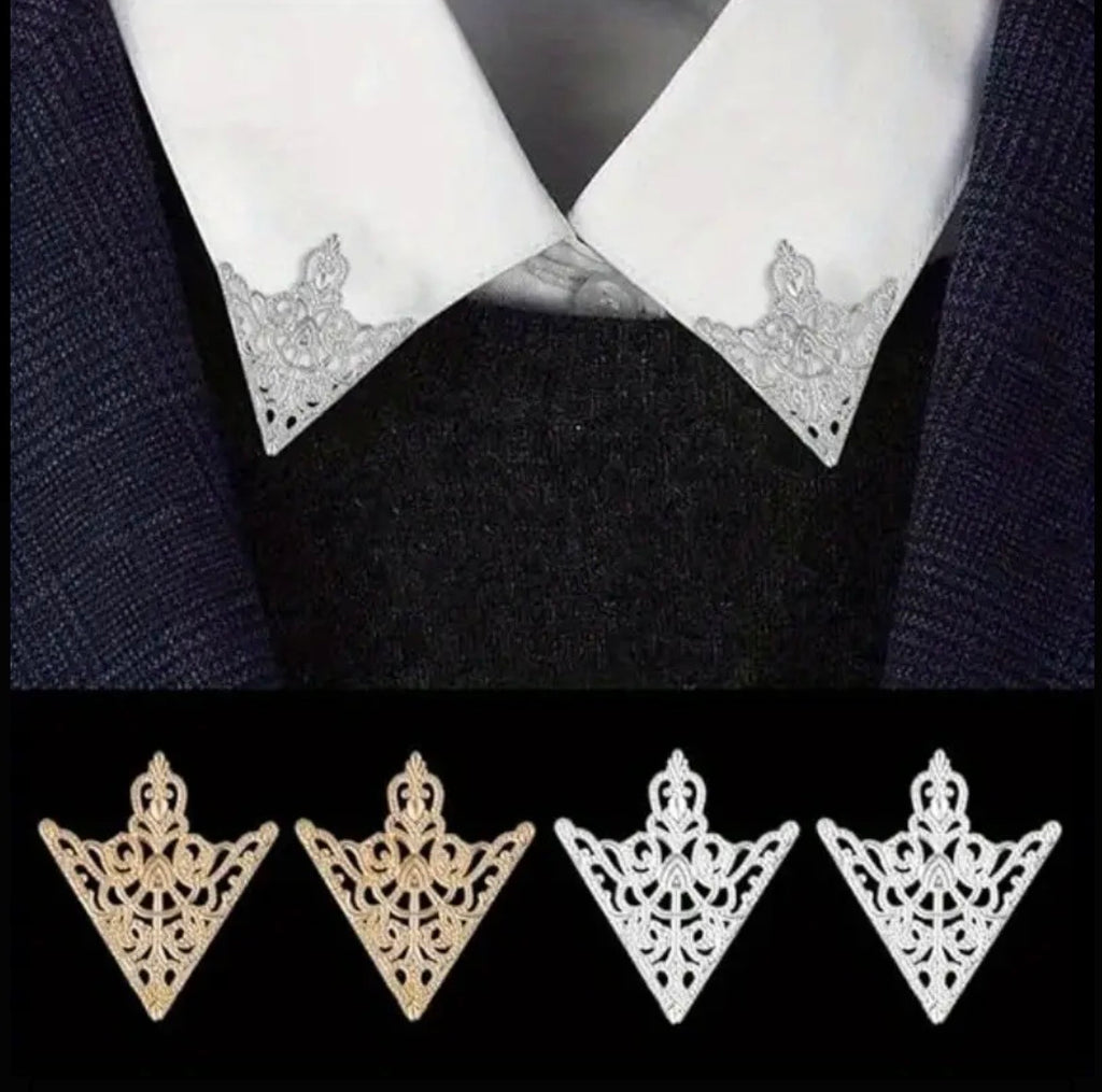 Triangle Brooch Collar Pin