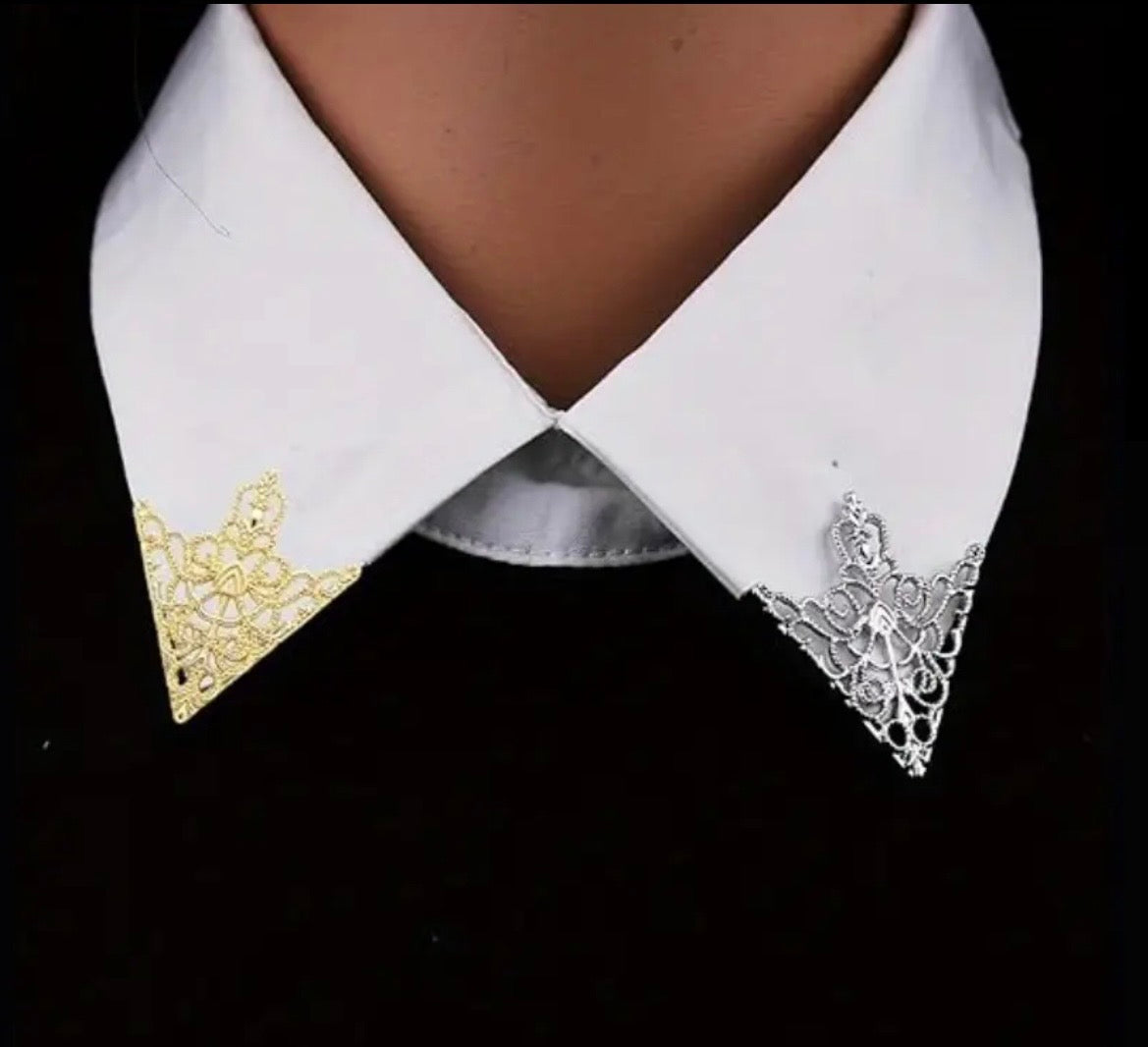 Triangle Brooch Collar Pin