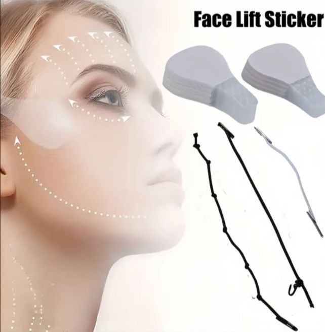 Invisible Thin Face Lifting Stickers, V-Shape, Double Chin and Wrinkle Removal