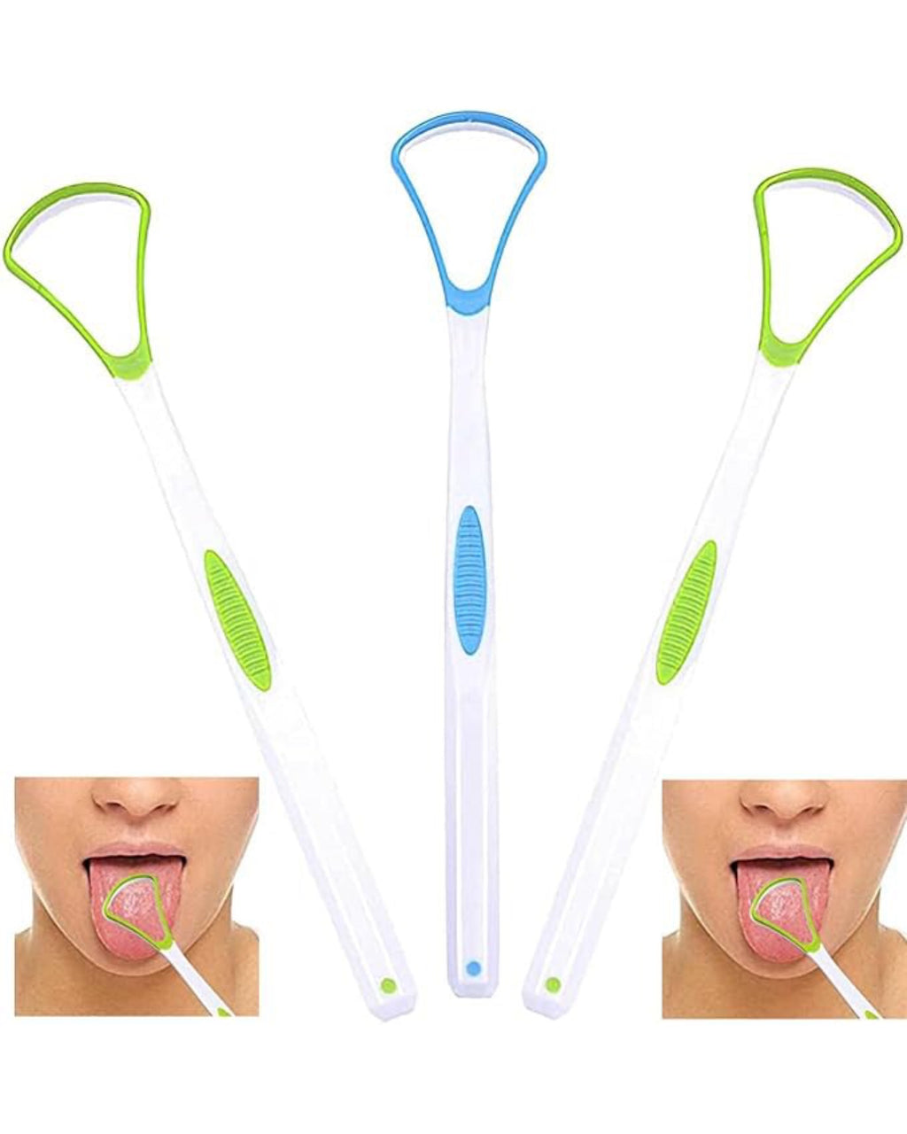 Tongue Cleaner, Soft Tongue Sc, Oral Care Cleaners (3 pcs)