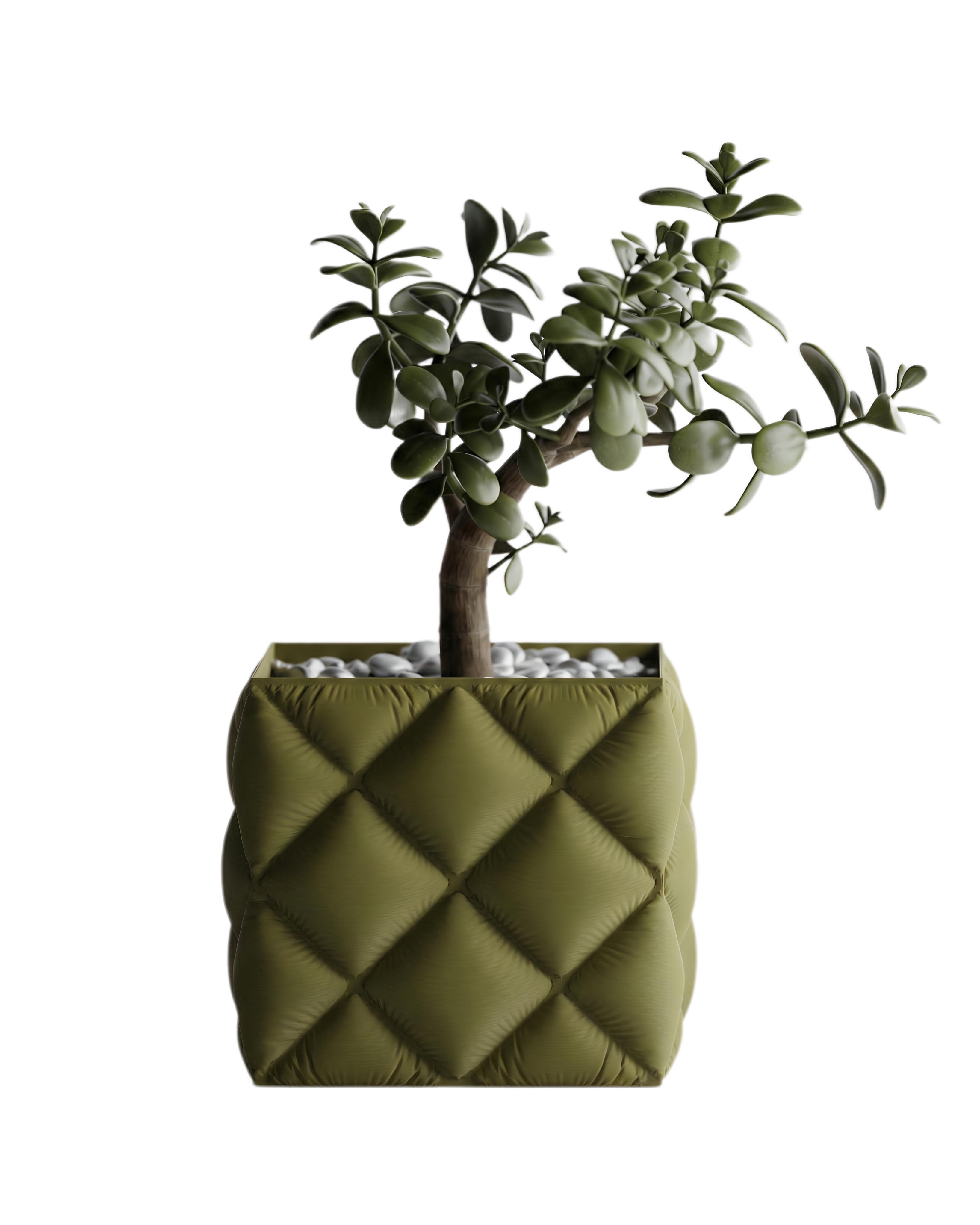 Puffer Style Plant Pot