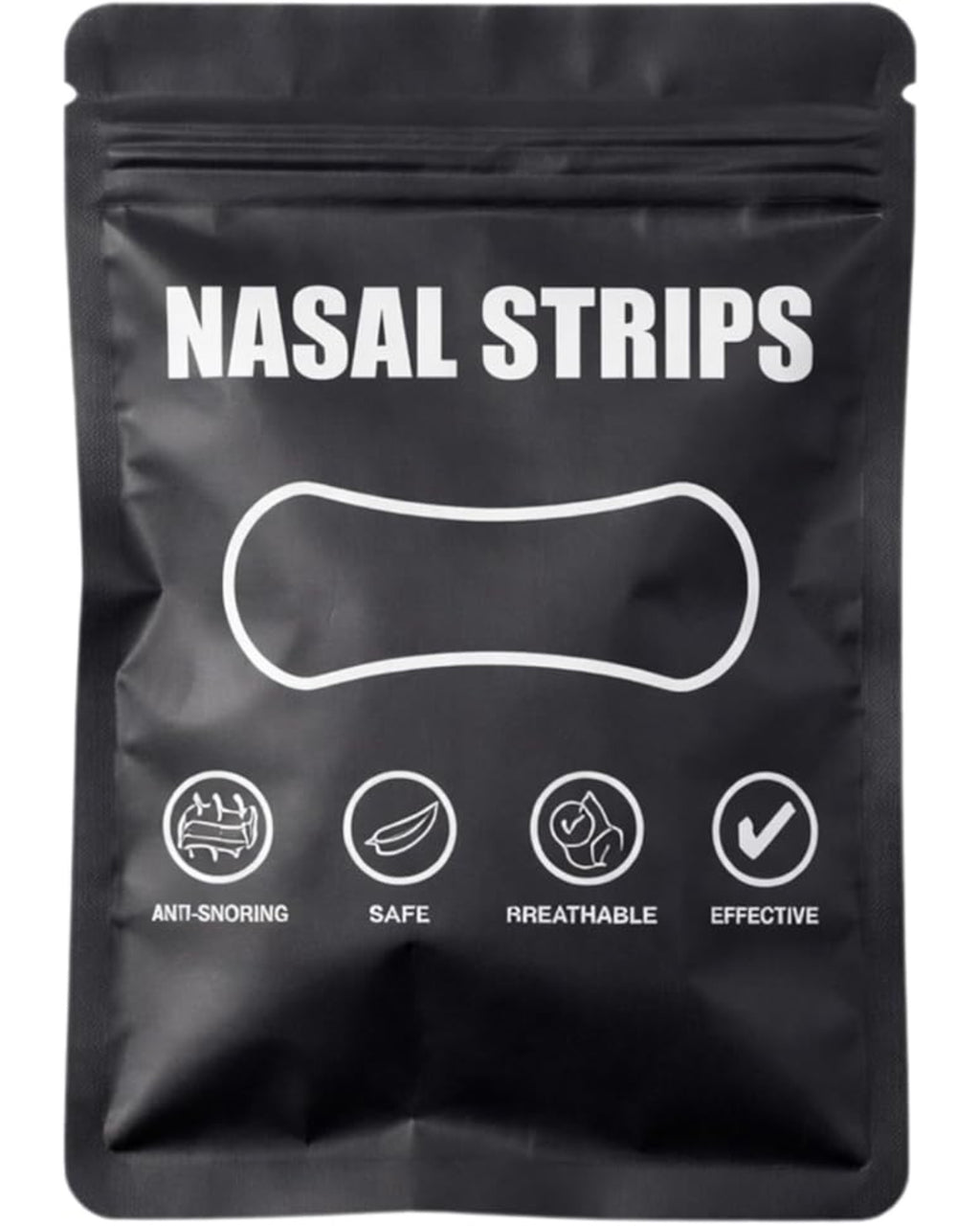 30 Pcs Advanced Black Nasal Strips – Extra Strength Anti Snoring Nose Tape for Breathing & Congestion Relief