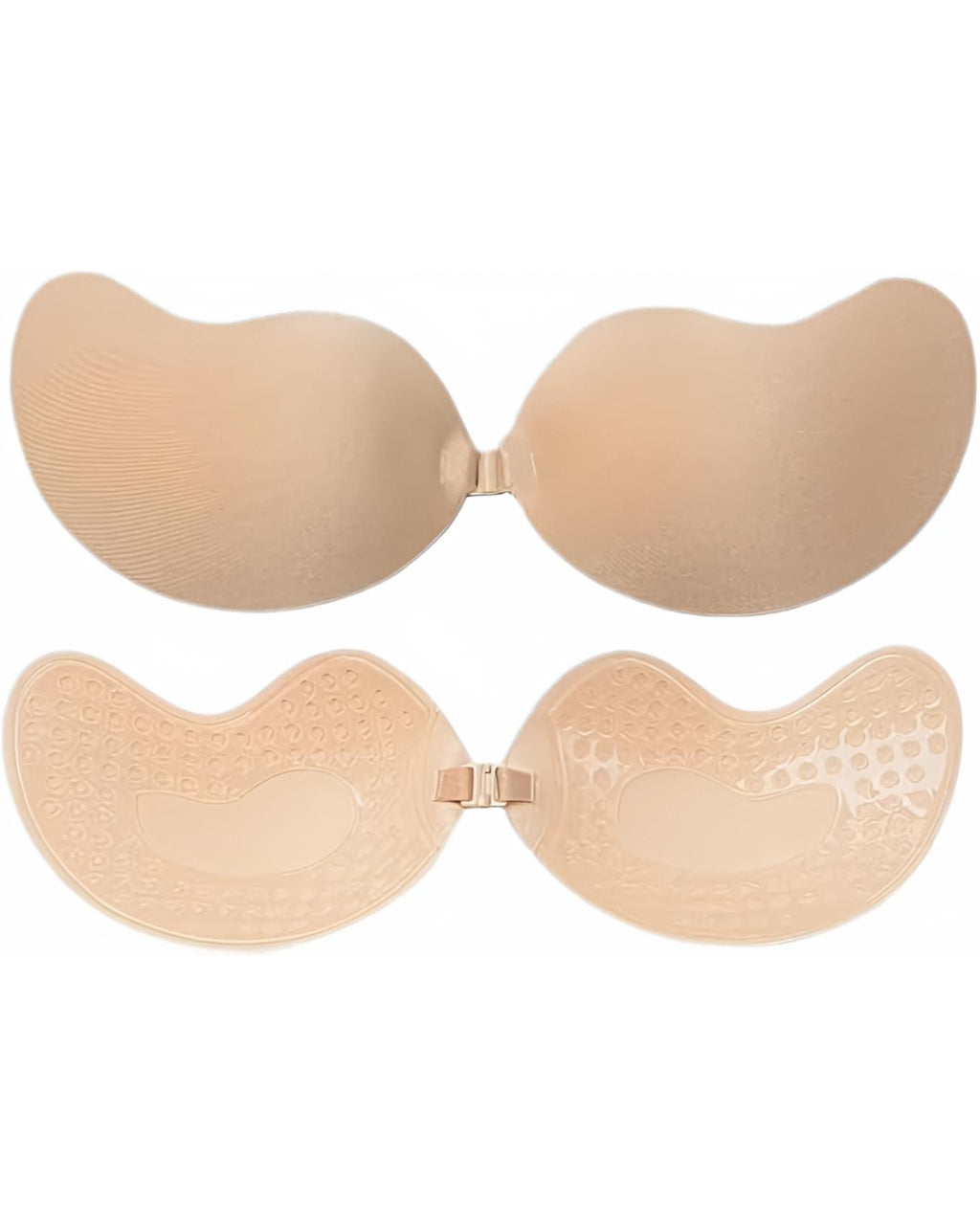Adhesive Bra for Women, Backless and Strapless, Seamless Self-Adhesive Silicone Nipple Covers
