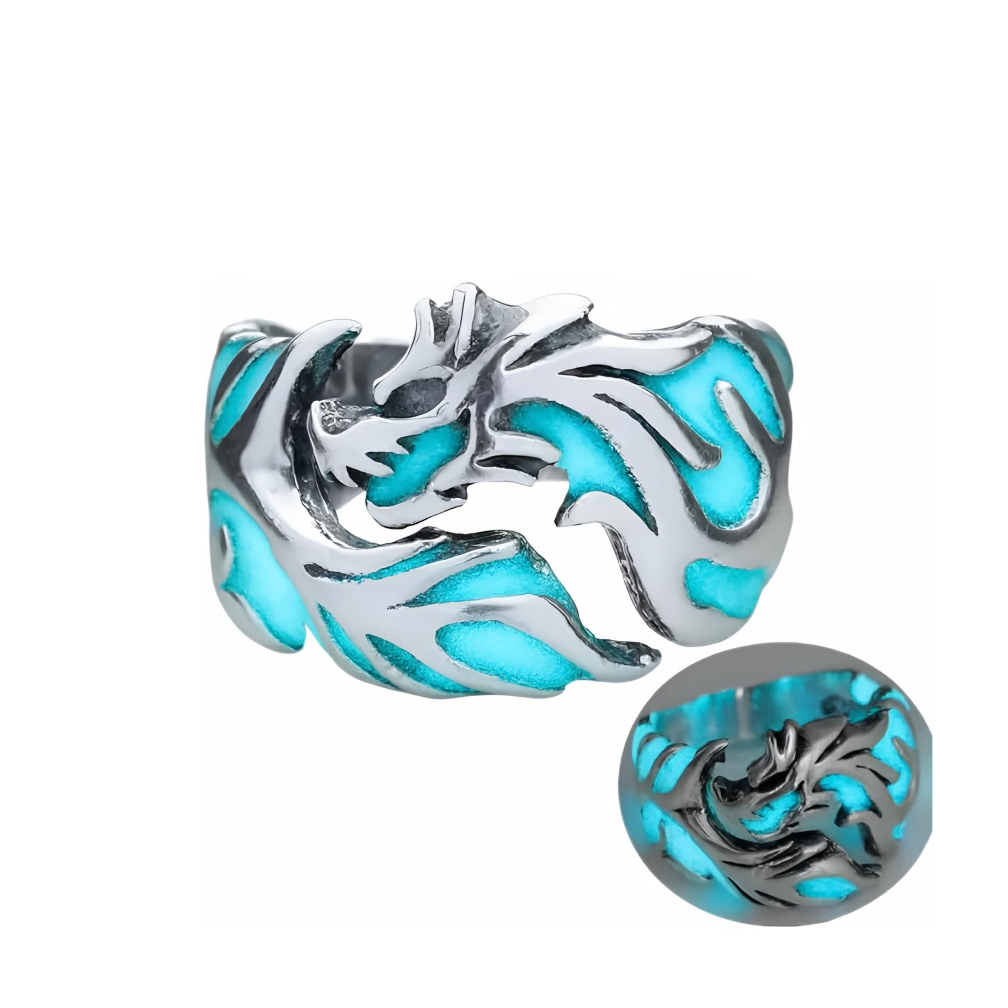 Luminous Glowing Moon Dragon Ring
