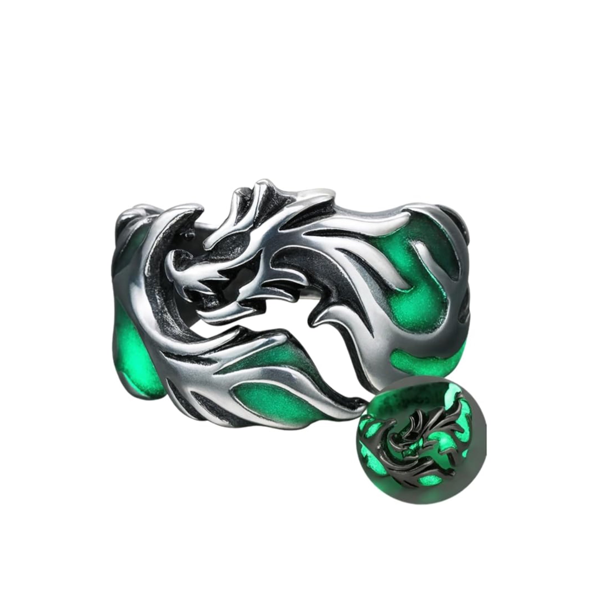 Luminous Glowing Moon Dragon Ring