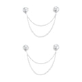 Magnetic Clothing Clips with Chain (2pcs)