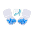Medical Grade Soft Silicone Ear Plugs for Noise Reduction Sleeping Meditation Study Swimming Travel Earplugs Reusable (Pack of 3 Pairs)