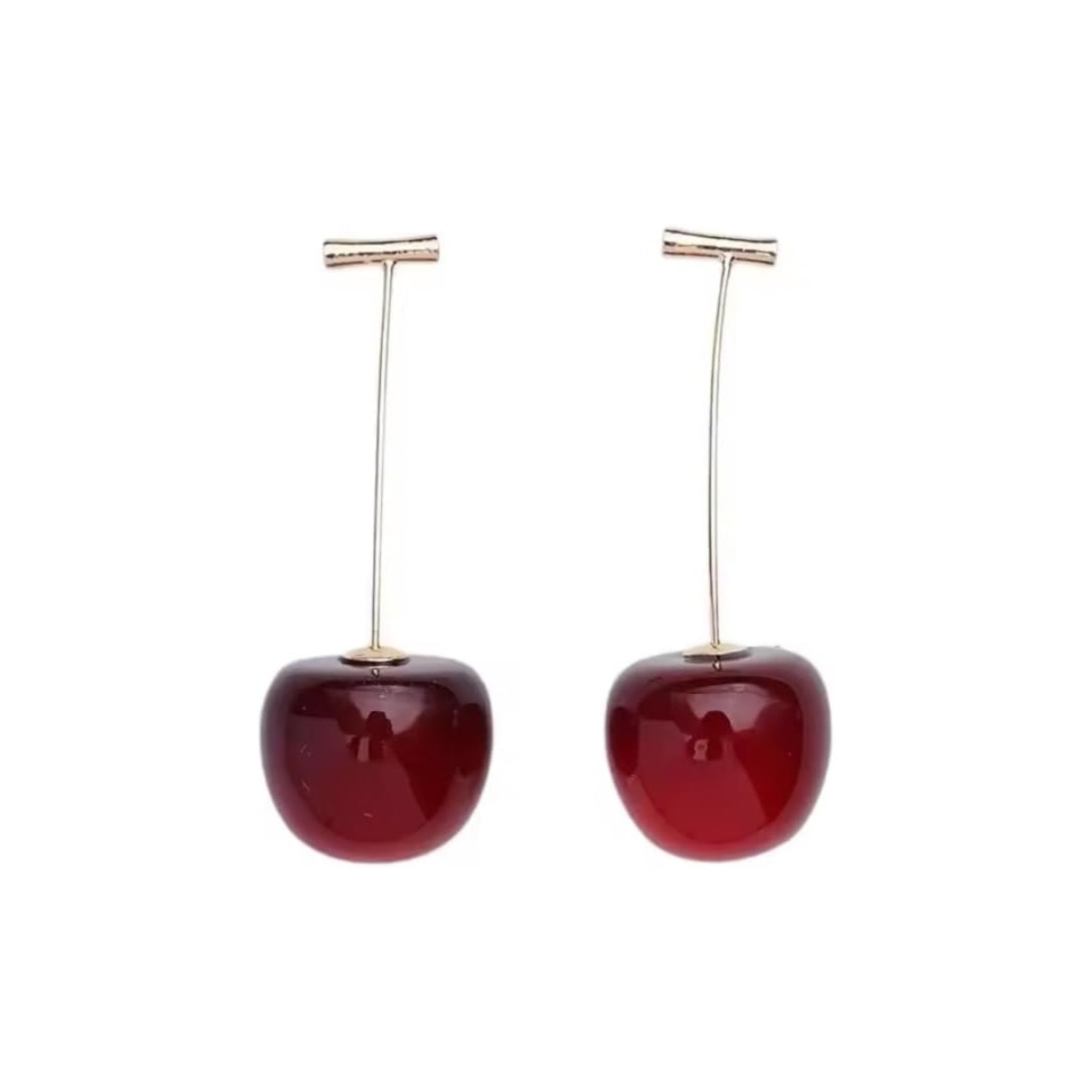 Sweet Cherry Drop Dangle Earrings,