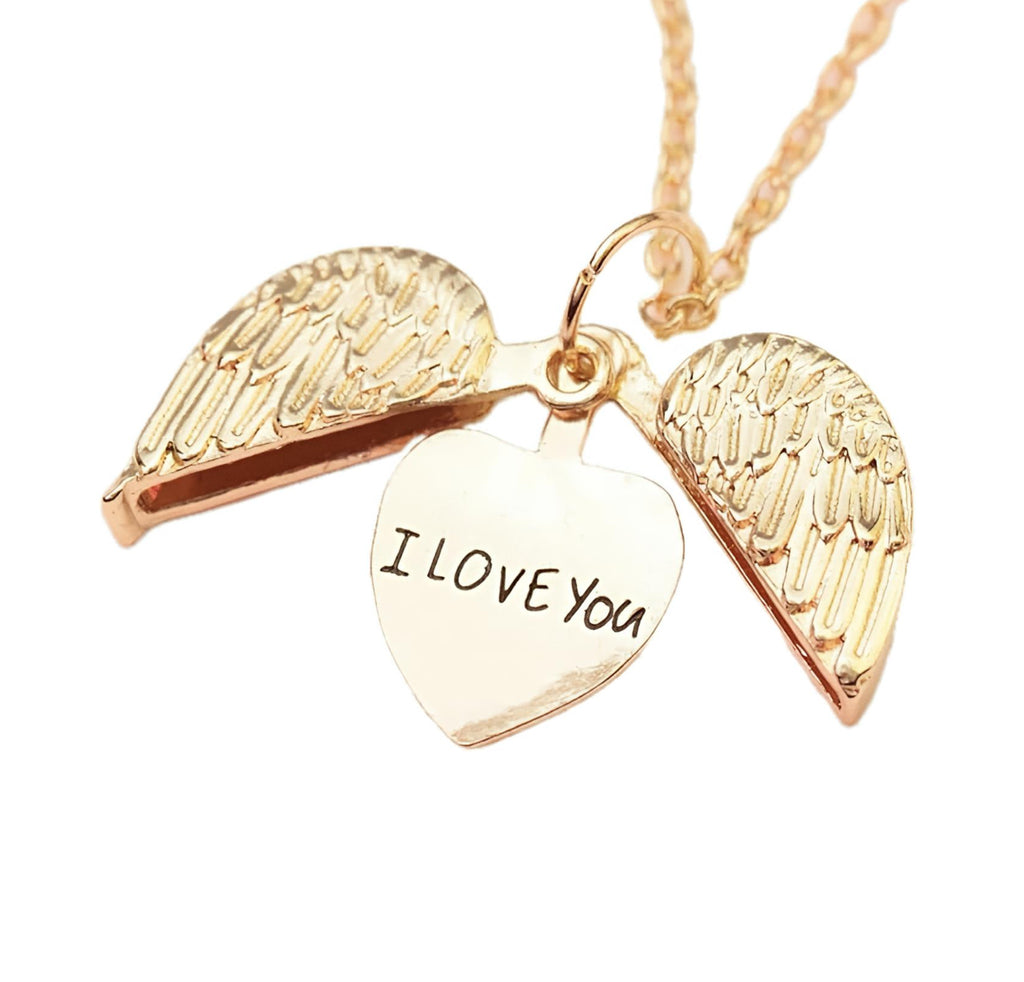 Trendy Heart Angel Wings