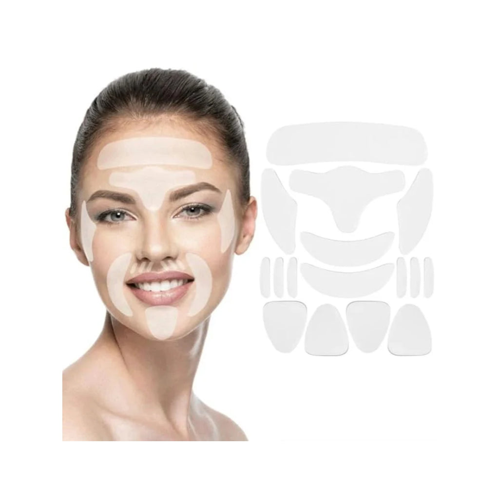 16 Pcs Reusable Silicone Anti-Wrinkle Patches