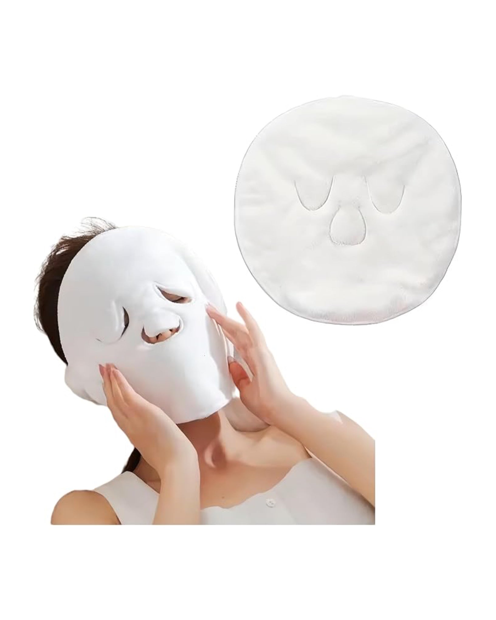 Hot & Cold Compress Face Towel Mask