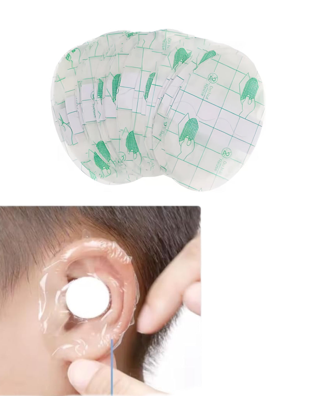 10Pcs Plastic Waterproof Ear Protector Swimming Cover