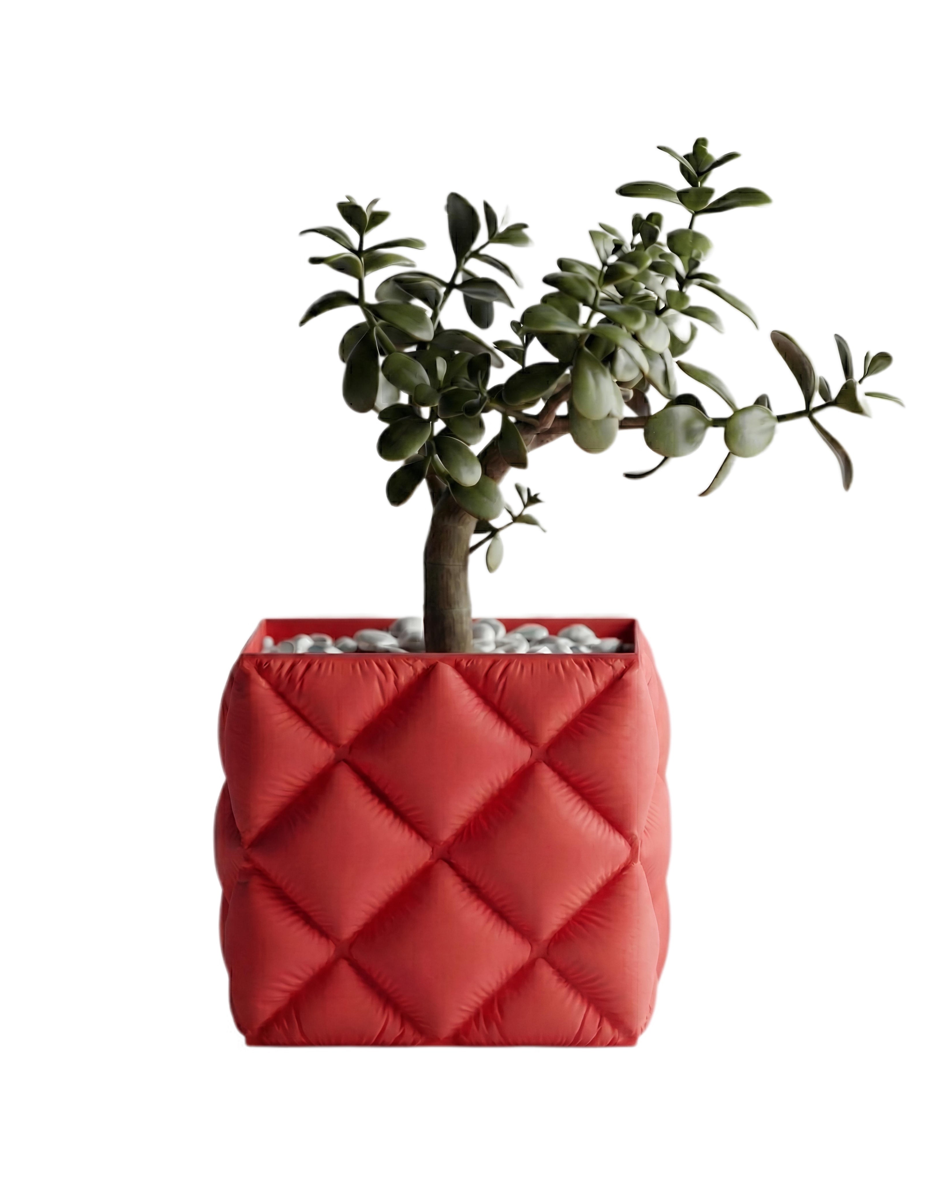 Puffer Style Plant Pot