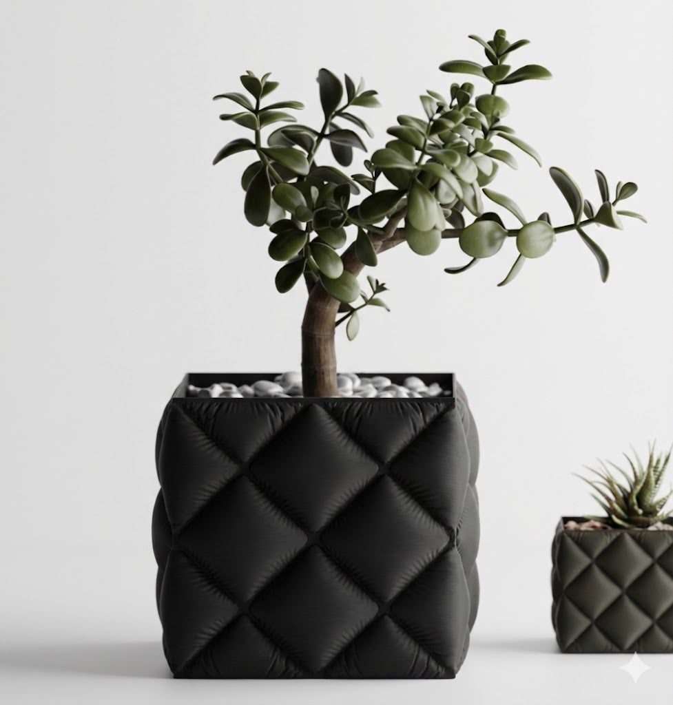 Puffer Style Plant Pot